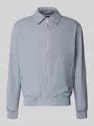 JAKE*S STUDIO MEN Blouson mit Kentkragen in Rauchblau, Größe L