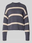 Marc O'Polo Regular Fit Strickpullover aus Baumwoll-Mix in Dunkelblau,...