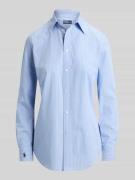 Polo Ralph Lauren Slim Fit Hemdbluse aus Baumwoll-Mix in Hellblau, Grö...