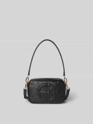 Anine Bing Crossbody Bag mit Logo-Prägung in Black, Größe 1
