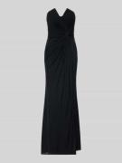 Mascara Regular Fit Abendkleid mit Gehschlitz in Black, Größe 32