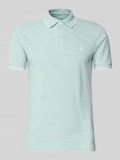 Polo Ralph Lauren Slim Fit Poloshirt aus Baumwoll-Mix in Mint, Größe L