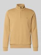 Polo Ralph Lauren Regular Fit Troyer aus Baumwoll-Mix in Camel, Größe ...