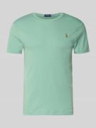 Polo Ralph Lauren Regular Fit T-Shirt aus reiner Baumwolle in Mint, Gr...
