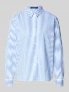 Betty Barclay Regular Fit Bluse mit Ziersteinbesatz in Bleu, Größe 36