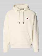 Tommy Hilfiger Regular Fit Hoodie aus reiner Baumwolle in Offwhite, Gr...