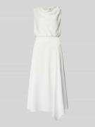 Swing Brautkleid mit Wasserfall-Ausschnitt in Ecru, Größe 34