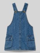 Mayoral Latzkleid mit Pattentaschen in Blau, Größe 104