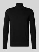 Tom Tailor Denim Regular Fit Rollkragenpullover aus reiner Baumwolle i...