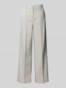 YAS Hose mit Leinen-Anteil und Längsnähten Modell 'RIU' in Hellgrau, G...