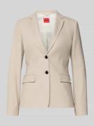HUGO Slim Fit Longblazer mit Viskose-Anteil Modell 'ADALAS' in Sand, G...
