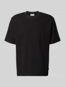 Jack & Jones T-Shirt mit Ripp-Optik Modell 'HARRISON' in Black, Größe ...