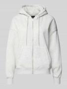 Gina Tricot Oversized Fit Sweatjacke mit geteilter Kängurutasche in He...