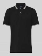 G-Star Raw Slim Fit Poloshirt mit Logo-Stitching Modell 'Dunda' in Bla...