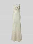 Unique Slim Fit Abendkleid in Glitzer-Optik in Hellgruen, Größe 32