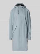 RAINS Regular Fit Parker mit Kapuze Modell 'Fishtail' in Hellblau, Grö...