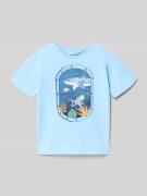 Mayoral T-Shirt mit Rundhalsausschnitt in Bleu, Größe 104