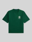 Polo Ralph Lauren Regular Fit T-Shirt aus reiner Baumwolle in Dunkelgr...