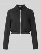 BOSS Slim Fit Kurzblazer aus reiner Viskose Modell 'JOCALENA' in Black...