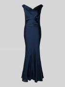 Swing Regular Fit Abendkleid im ärmellosen Design in Dunkelblau, Größe...