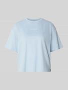 Marc O'Polo Boxy Fit Pyjama-Oberteil aus reiner Baumwolle in Hellblau,...