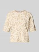 Vila Relaxed Fit Shirt aus Viskose-Anteil Modell 'Mayas' in Beige, Grö...