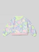 BILLIEBLUSH Sweatshirt im Allover-Look in Hellgruen, Größe 104