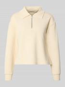 Scotch & Soda Sweatshirt mit Reißverschluss in Offwhite, Größe L