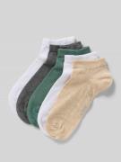 MCNEAL Sneakersocken aus Baumwoll-Mix in 5er-Pack in Beige Melange, Gr...