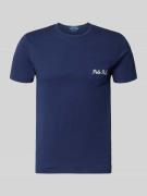 Polo Ralph Lauren Slim Fit T-Shirt aus reiner Baumwolle in Marine, Grö...