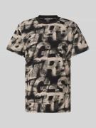 G-Star Raw Loose Fit T-Shirt mit Label-Print in Beige, Größe XXL