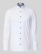 OLYMP Level Five Slim Fit Freizeithemd mit Kentkragen in Weiss, Größe ...