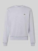 Lacoste Regular Fit Sweatshirt aus Baumwoll-Mix in Hellgrau, Größe L