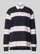 JAKE*S STUDIO WOMAN Longsleeve mit Polokragen und verdeckter Knopfleis...