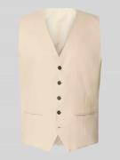 SELECTED HOMME Slim Fit Anzugweste mit Woll-Anteil Modell 'NEIL' in Of...