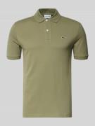 Lacoste Slim Fit Poloshirt aus reiner Baumwolle in Oliv, Größe L