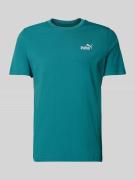 PUMA PERFORMANCE T-Shirt aus reiner Baumwolle in Petrol, Größe L