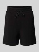 Guess Activewear Regular Fit Shorts aus Viskose-Mix in Black, Größe L