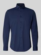 SEIDENSTICKER Slim Fit Business-Hemd mit Haifischkragen in Marine, Grö...