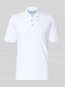 Brax Regular Fit Poloshirt mit Logo-Detail Modell 'Pete' in Weiss, Grö...