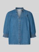 Only Regular Fit Jeansbluse aus reiner Baumwolle Modell 'RAYA' in Jean...