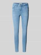 Only Skinny Fit Jeans aus Bio-Baumwoll-Mix Modell 'POWER' in Hellblau,...