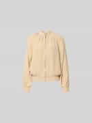 Joseph Blouson mit Reißverschluss in Beige, Größe 38