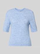 Only Regular Fit Strickpullover mit Woll-Anteil Modell 'STARLA' in Sch...
