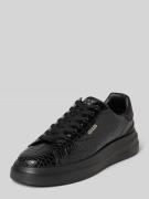 Guess Sneaker aus Leder-Mix Modell 'Elba' in Black, Größe 40