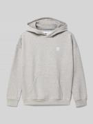 adidas Originals Regular Fit Hoodie aus Baumwoll-Mix in Mittelgrau Mel...