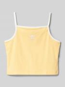 adidas Originals Slim Fit Trägertop aus Baumwoll-Mix in GELB, Größe 14...