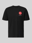 Edwin T-Shirt aus reiner Baumwolle Modell 'JAPANESE SUN' in Black, Grö...