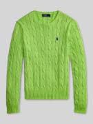 Polo Ralph Lauren Strickpullover mit Zopfmuster Modell 'JULIANNA' in H...