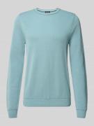 MAERZ Muenchen Strickpullover mit Rundhalsausschnitt in Tuerkis, Größe...